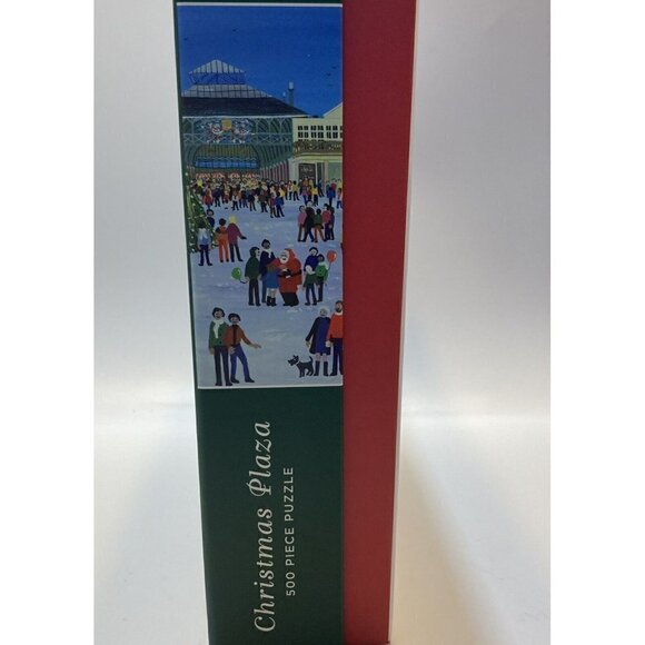 Christmas Plaza 500 Piece Puzzle Jody Joel Artwork Galison Designs NIB - Picture 3 of 9